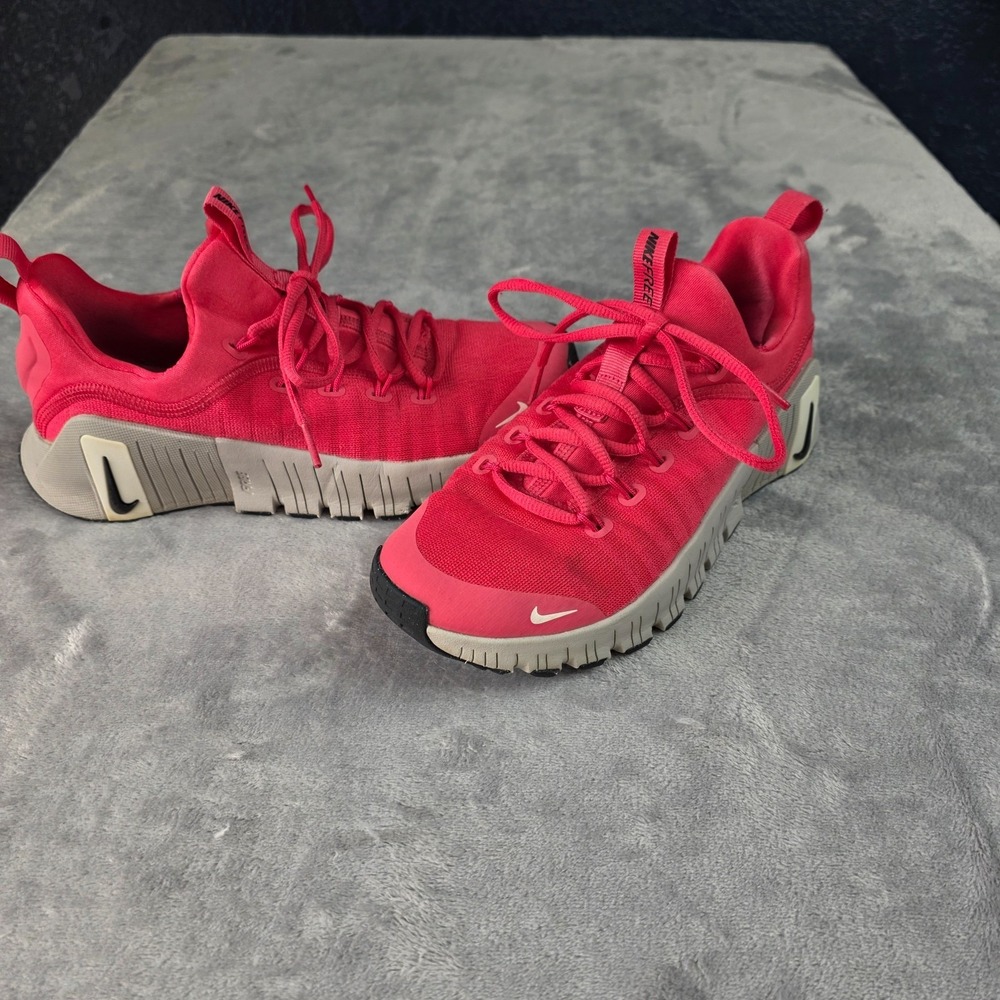 Nike Free Metcon 6 Aster Pink Light Iron Ore FJ7126-602 Women's Sz 7.5